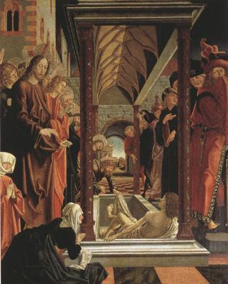  The Resurrection of Lazarus.From the St Wolfgang Altar (mk08)